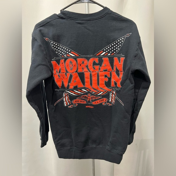 Morgan Wallen One Night at a Time Tour Black Sweatshirt sz Small - Picture 3 of 5